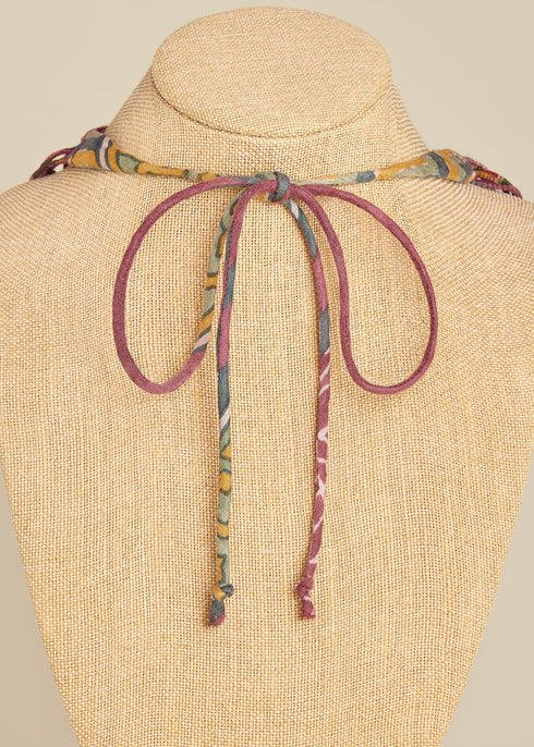 Sari Silk Necklace - 12 Strands